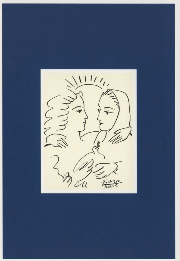 Femmes à la Colombe by Pablo Picasso - 4 X 6 Inches (10 Postcards)