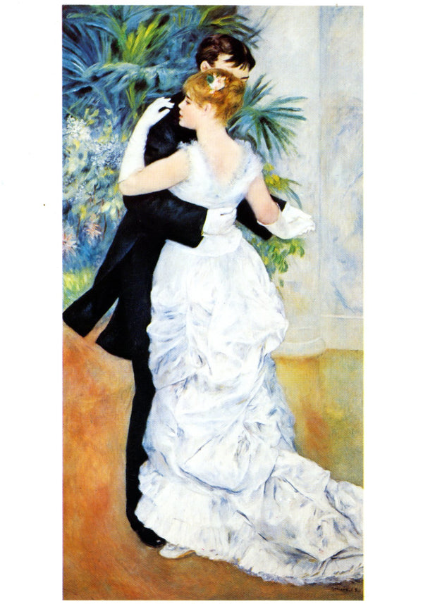 La danse à la ville by Pierre Auguste Renoir - 4 X 6 Inches (10 Postcards)