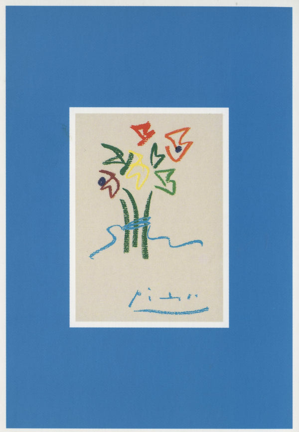 Fleurs by Pablo Picasso - 4 X 6 Inches (10 Postcards)