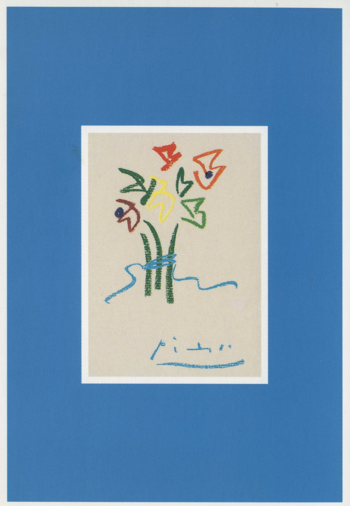 Fleurs by Pablo Picasso - 4 X 6 Inches (10 Postcards)