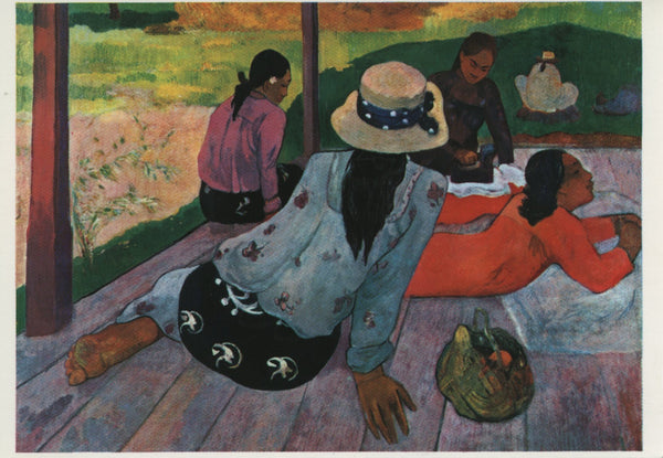 La Sieste, 1893 by Paul Gauguin - 4 X 6 Inches (10 Postcards)