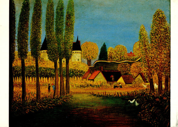 Paysage au château by Ferdinand Desnos - 4 X 6 Inches (10 Postcards)