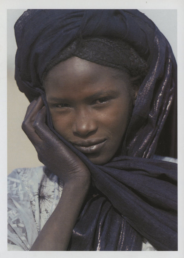 Jeune Fille Touarègue, Niger by Jean-Marc Durou - 4 X 6 Inches (10 Postcards)