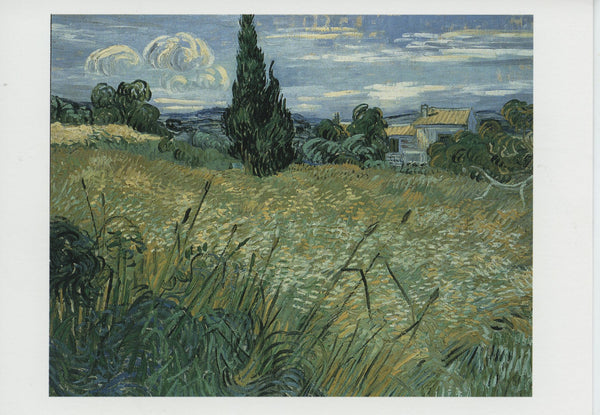 Les Blés Verts by Vincent Van Gogh - 4 X 6 Inches (10 Postcards)