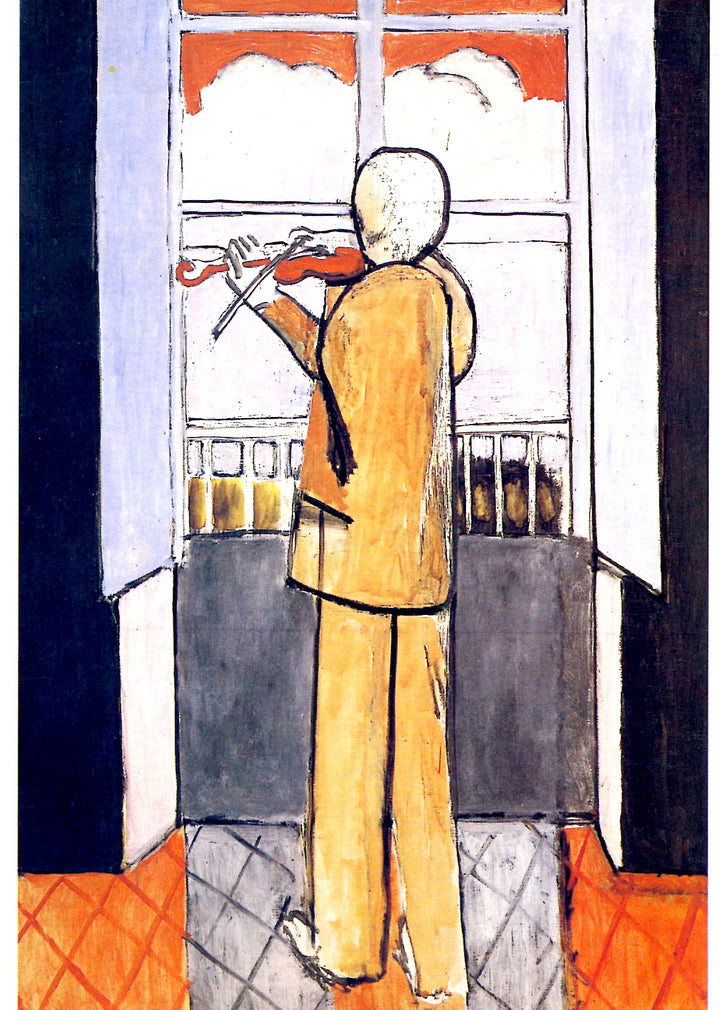Le Violoniste à la fenêtre by Henri Matisse - 4 X 6 Inches (10 Postcards)