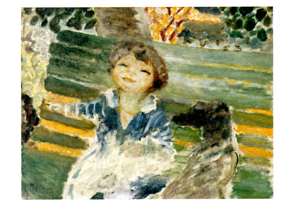 Petite Fille au chien, 1930 by Pierre Bonnard - 4 X 6 Inches (10 Postcards)