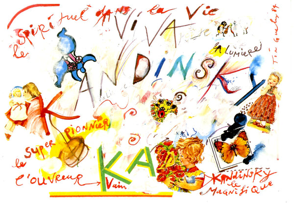 Hommage à Kandinsky by Jean Tinguely - 4 X 6 Inches (10 Postcards)