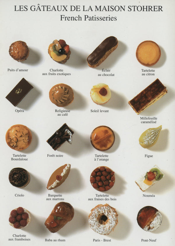 Les Gâteaux de la Maison Stohrer - 4 X 6 Inches (10 Postcards)