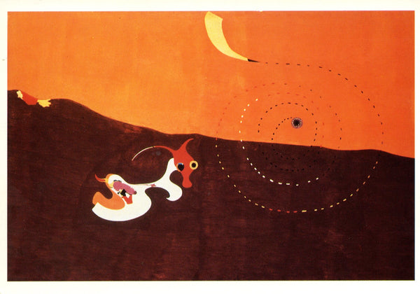 Le lièvre by Joan Miro - 4 X 6 Inches (10 Postcards)