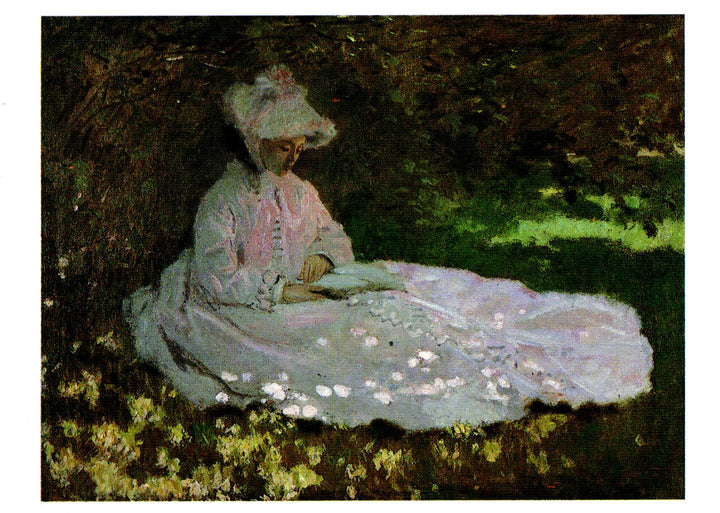 La Liseuse, 1872 by Claude Monet - 4 X 6 Inches (10 Postcards)