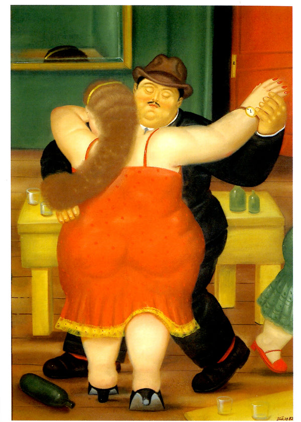 La Danse by Fernando Botero - 4 X 6 Inches (10 Postcards)