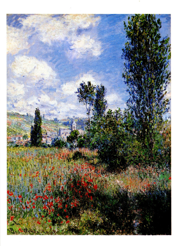 Sentier, île Saint-Martin, Vétheuil, 1880 by Claude Monet - 4 X 6 Inches (10 Postcards)
