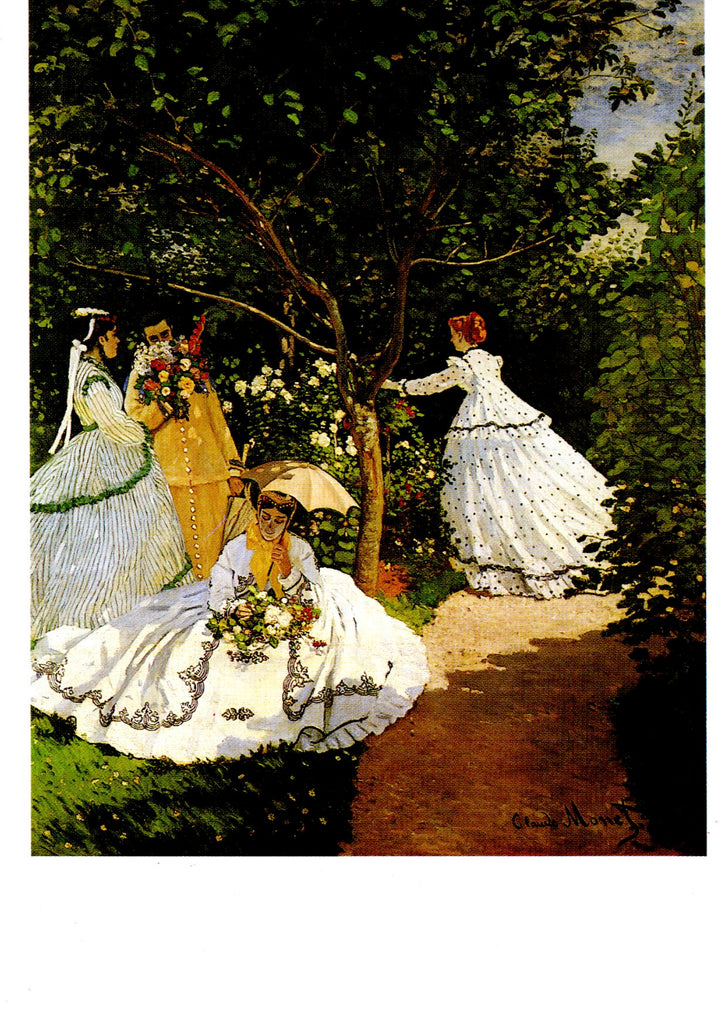 Femmes au jardin, 1866 by Claude Monet - 4 X 6 Inches (10 Postcards)