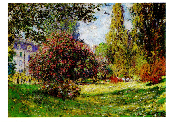 Le Parc Monceau, 1876 by Claude Monet - 4 X 6 Inches (10 Postcards)