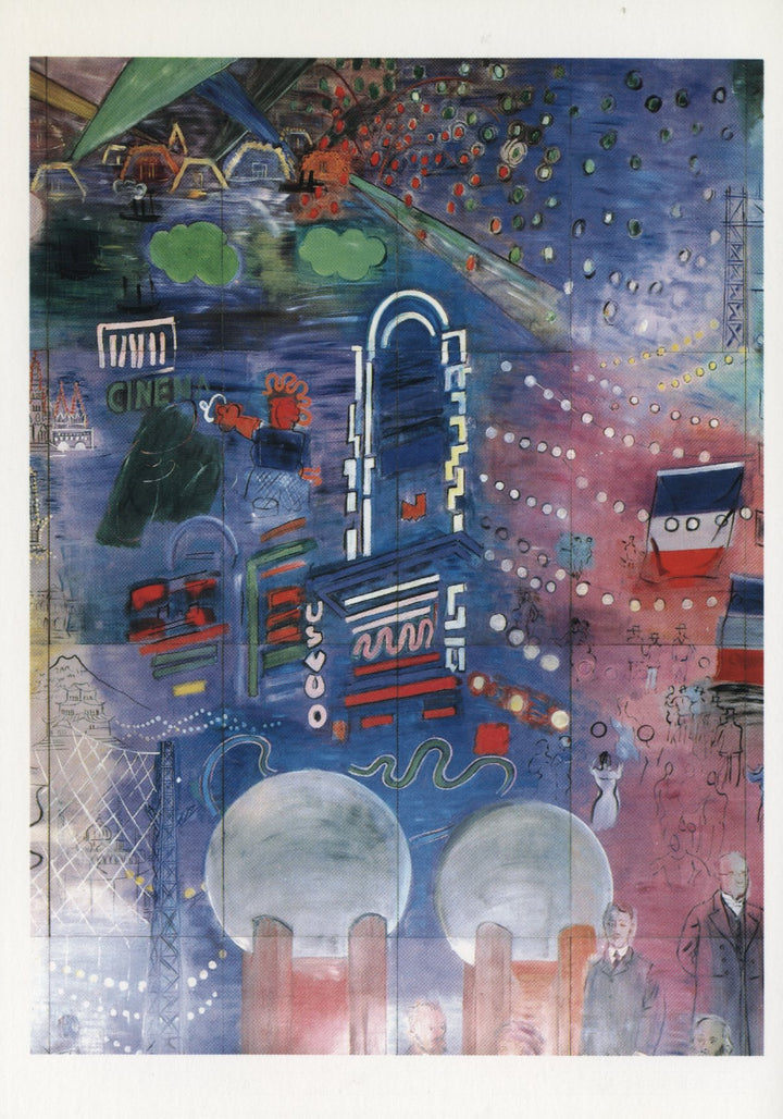 La Fée Electricité by Raoul Dufy - 4 X 6 Inches (10 Postcards)