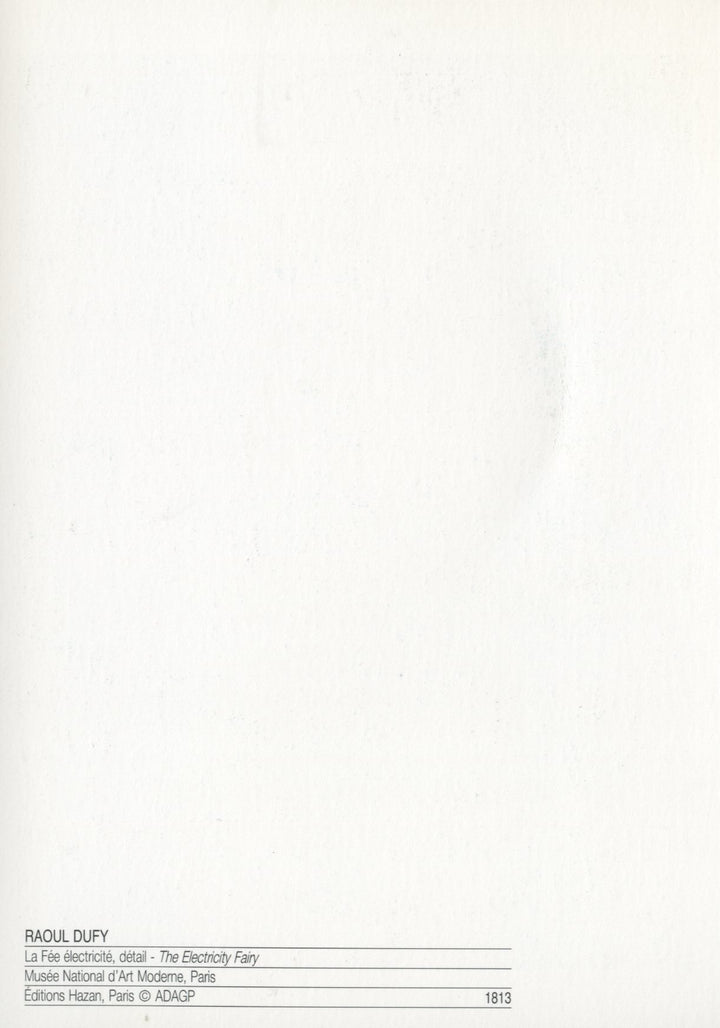 La Fée Electricité by Raoul Dufy - 4 X 6 Inches (10 Postcards)