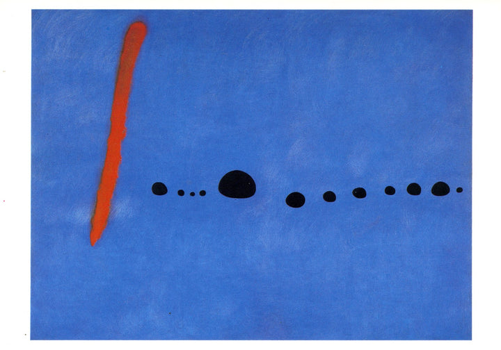 Bleu II by Joan Miro - 4 X 6 Inches (10 Postcards)