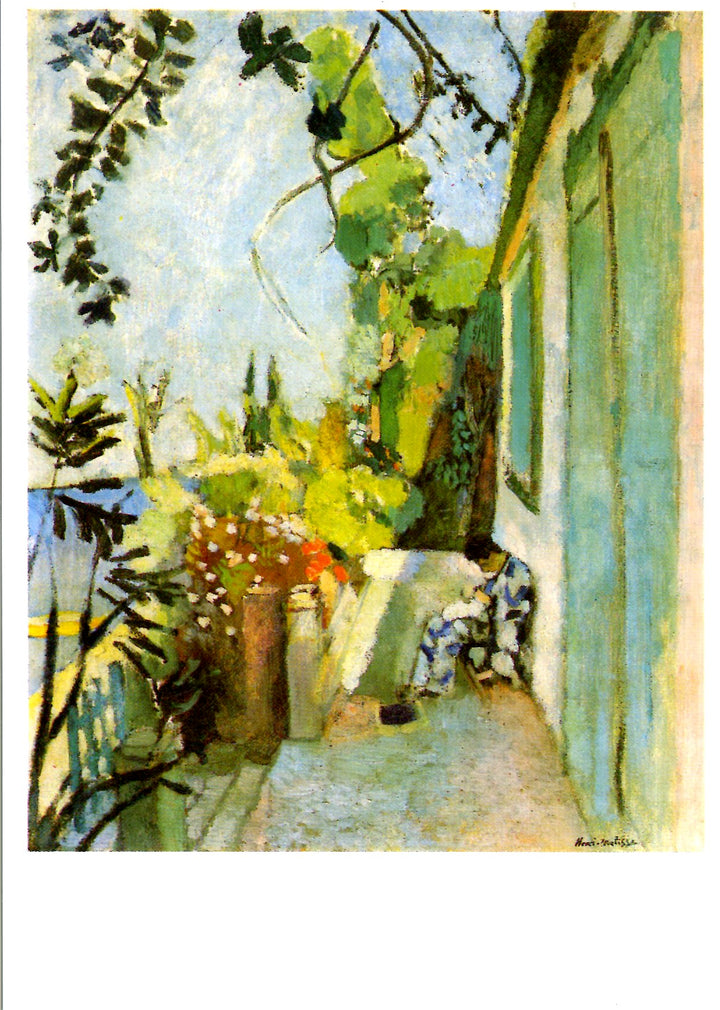 La Terrasse, Saint-Tropez by Henri Matisse - 4 X 6 Inches (10 Postcards)