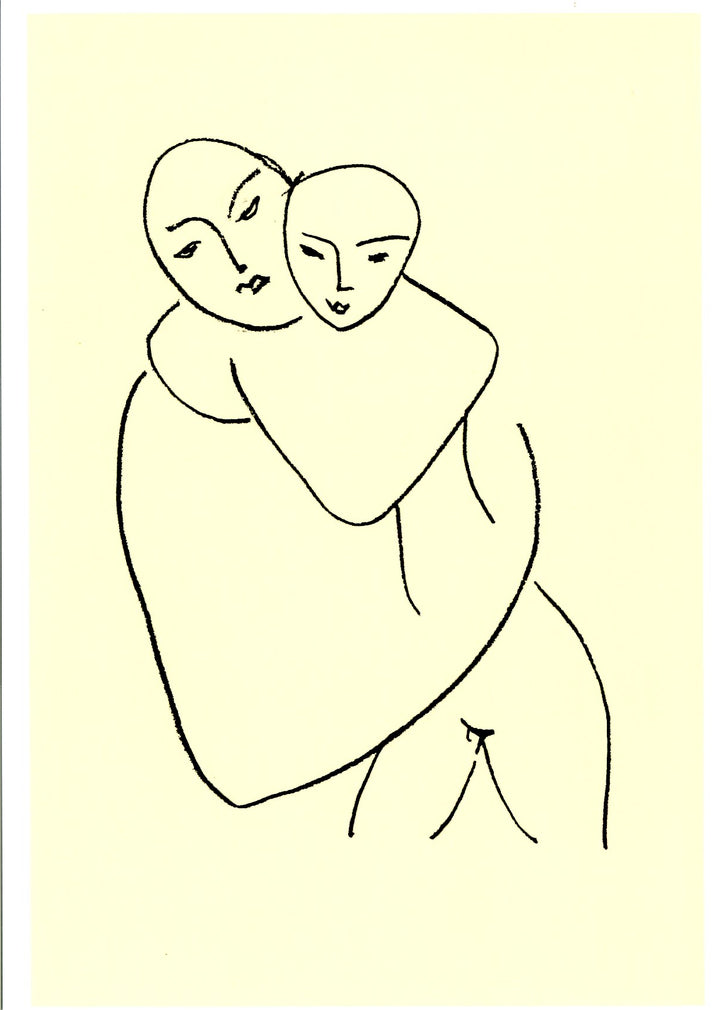 Femme à l'enfant, 1952 by Henri Matisse - 4 X 6 Inches (10 Postcards)