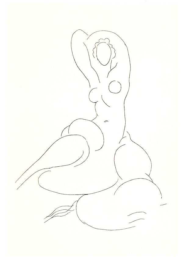 Grand nu assis, bras levés, 1931 by Henri Matisse - 4 X 6 Inches (10 Postcards)