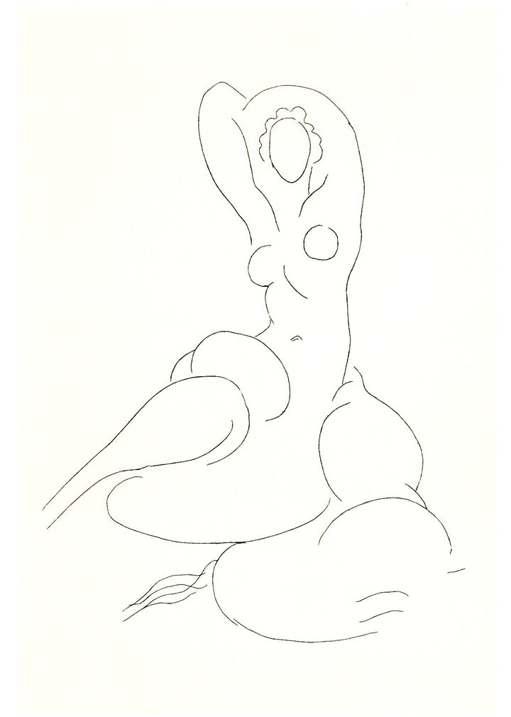 Grand nu assis, bras levés, 1931 by Henri Matisse - 4 X 6 Inches (10 Postcards)