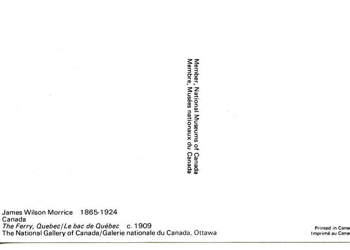 Le bac de Québec by James Wilson Morrice - 4 X 6 Inches (10 Postcards)