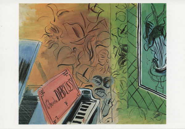 Hommage à Claude Debussy, 1952 by Raoul Dufy - 4 X 6 Inches (10 Postcards)