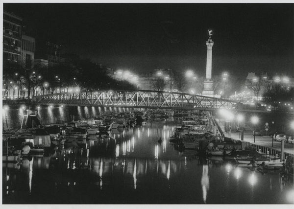Port de l'Arsenal, Paris 2001 by Francis Campiglia - 4 X 6 Inches (10 Postcards)