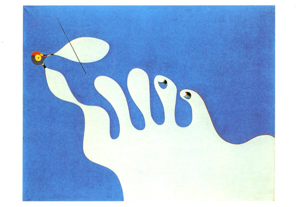 Main attrapant un oiseau by Joan Miro - 4 X 6 Inches (10 Postcards)