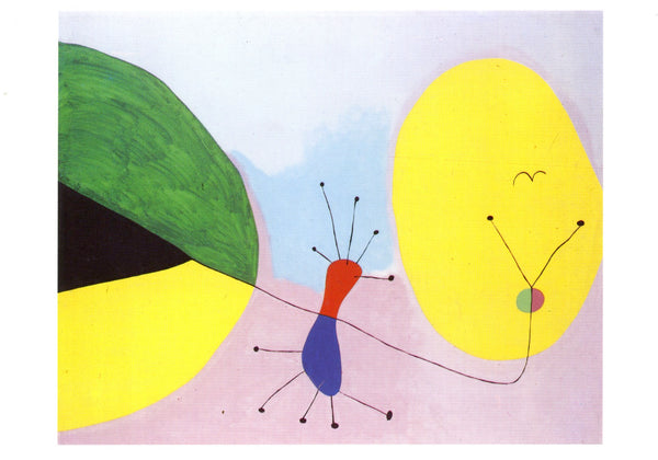 Portrait III by Joan Miro - 4 X 6 Inches (10 Postcards)