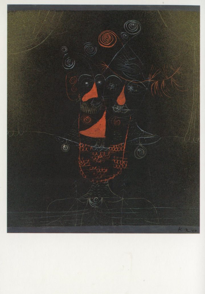 Triplemarionette by Paul Klee - 4 X 6 Inches (10 Postcards)