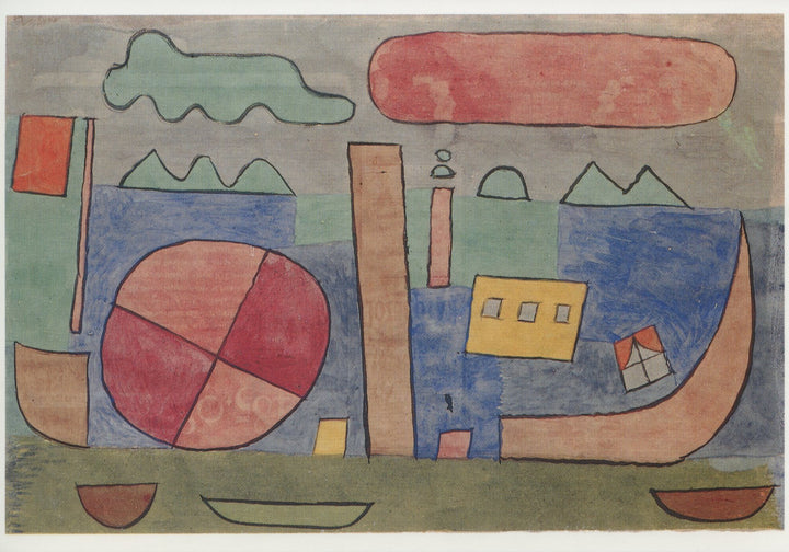 Navigatio Dubia by Paul Klee - 4 X 6 Inches (10 Postcards)