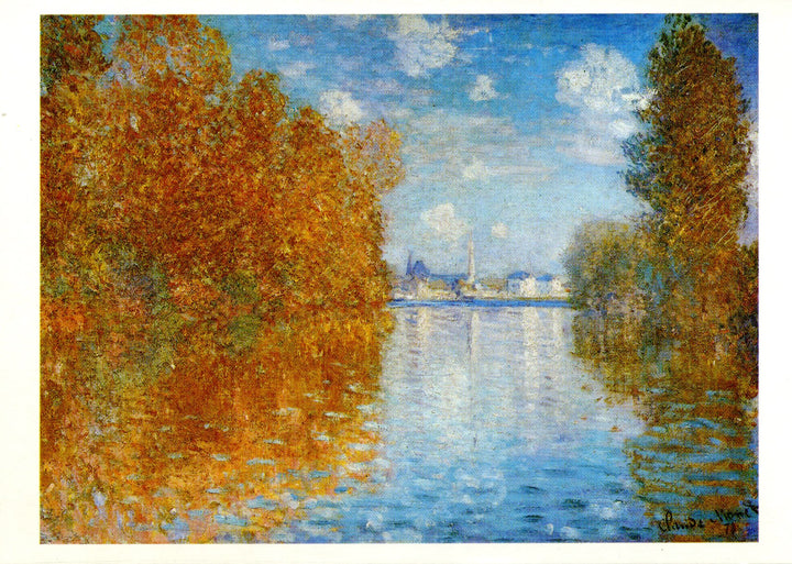 La Seine à Argenteuil by Claude Monet - 4 X 6 Inches (10 Postcards)