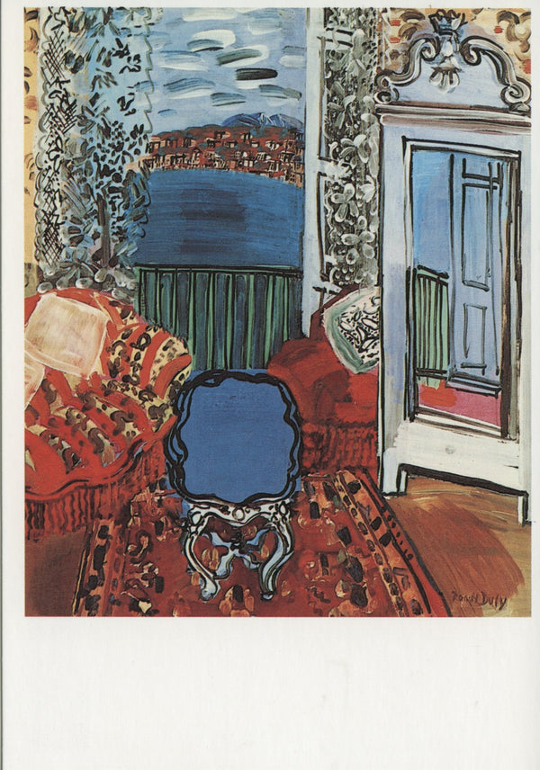 Fenêtre à Nice, 1929 by Raoul Dufy - 4 X 6 Inches (10 Postcards)