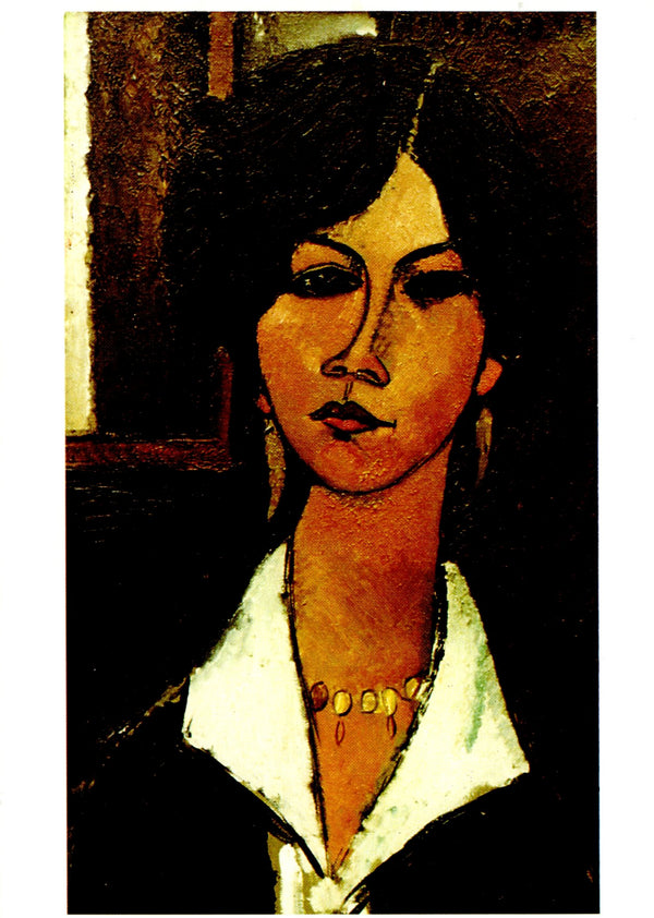 L'algérienne "Almaisa", 1917 by Amedeo Modigliani - 4 X 6 Inches (10 Postcards)