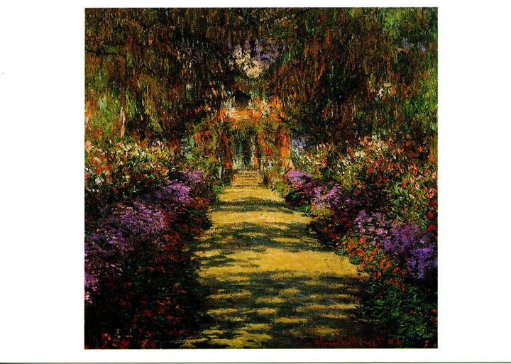 Le jardin de Giverny, 1902 by Claude Monet - 4 X 6 Inches (10 Postcards)