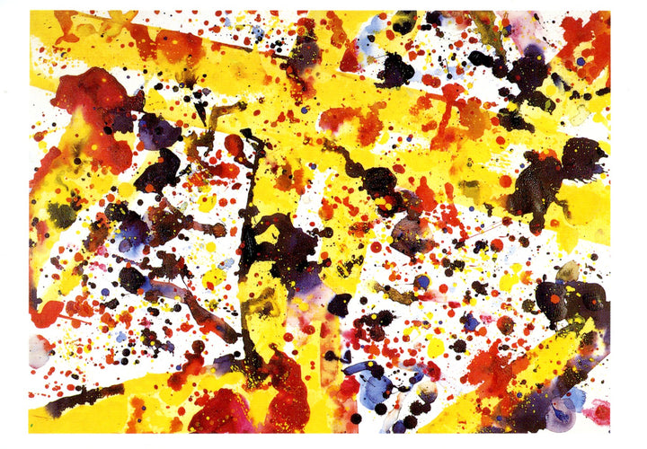 Untilted, 1973 by Sam Francis - 4 X 6 Inches (10 Postcards)