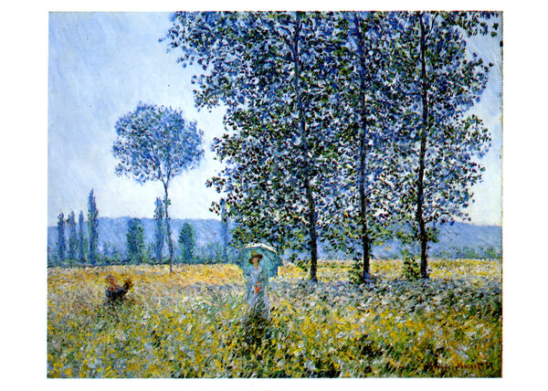 Sous les peupliers, 1887 by Claude Monet - 4 X 6 Inches (10 Postcards)
