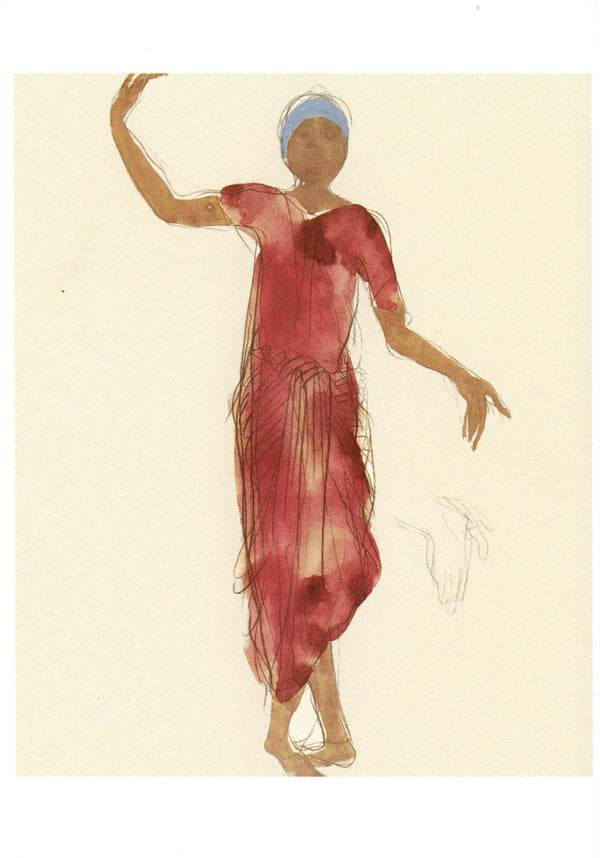Danseuse Cambodgienne by Auguste Rodin - 4 X 6 Inches (10 Postcards)