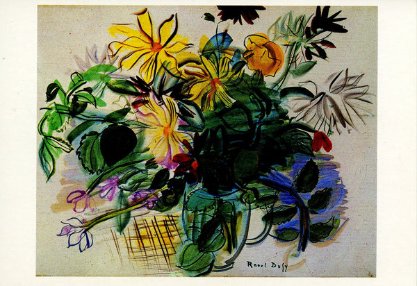 Bouquet de Fleurs by Raoul Dufy - 4 X 6 Inches (10 Postcards)
