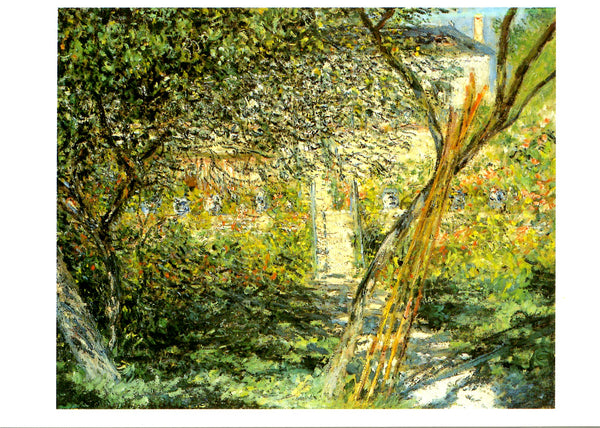 Le Jardin de Vétheuil, 1886 by Claude Monet - 4 X 6 Inches (10 Postcards)