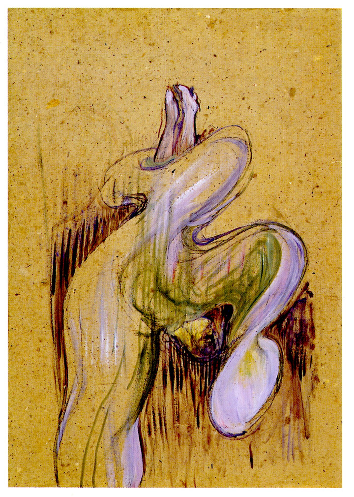 La Loïe aux Folies-Bergère, 1893 by Henri de Toulouse-Lautrec - 4 X 6 Inches (10 Postcards)