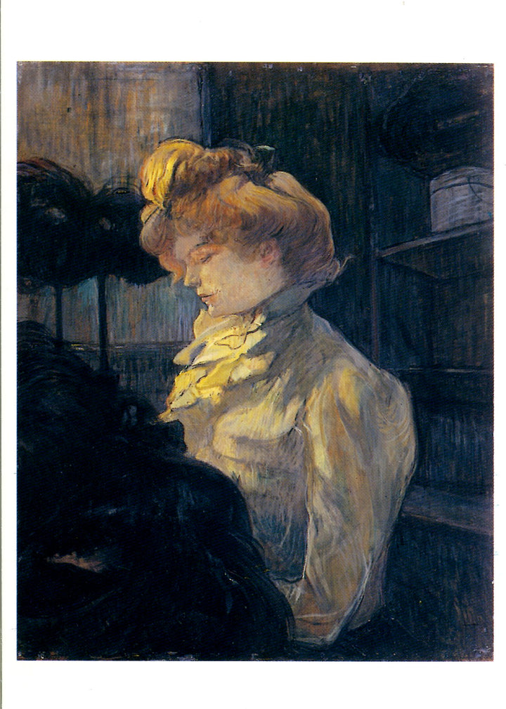 La Modiste, 1900 by Henri de Toulouse-Lautrec - 4 X 6 Inches (10 Postcards)