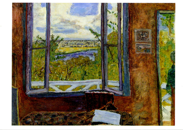 Fenêtre ouverte sur Vernon by Pierre Bonnard - 4 X 6 Inches (10 Postcards)