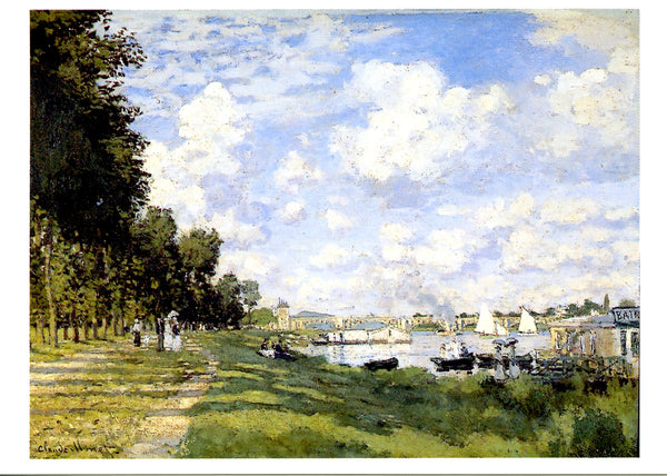 Le Bassin d'Argenteuil, 1872 by Claude Monet - 4 X 6 Inches (10