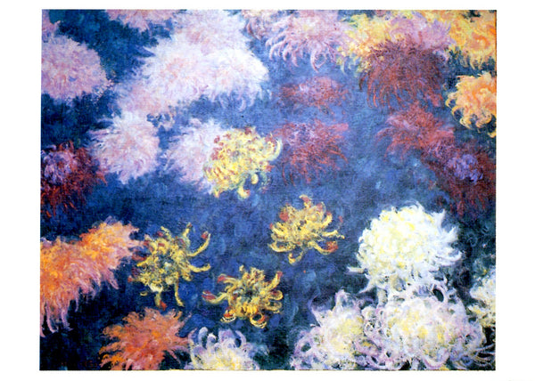 Chrysanthèmes, 1897 by Claude Monet - 4 X 6 Inches (10 Postcards)