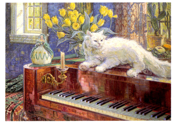 Soleil sur le piano, 1931 by Carl Budtz-Moller - 4 X 6 Inches (10 Postcards)