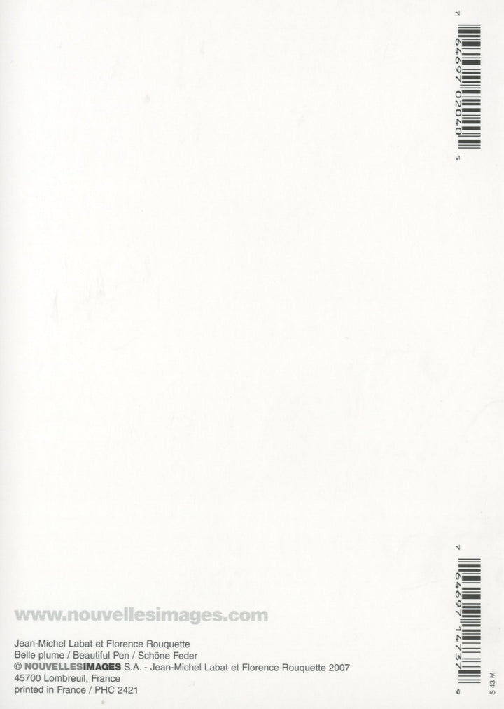 Belle Plume by Jean-Michel Labat et Florence Rouquette - 4 X 6 Inches (10 Postcards)