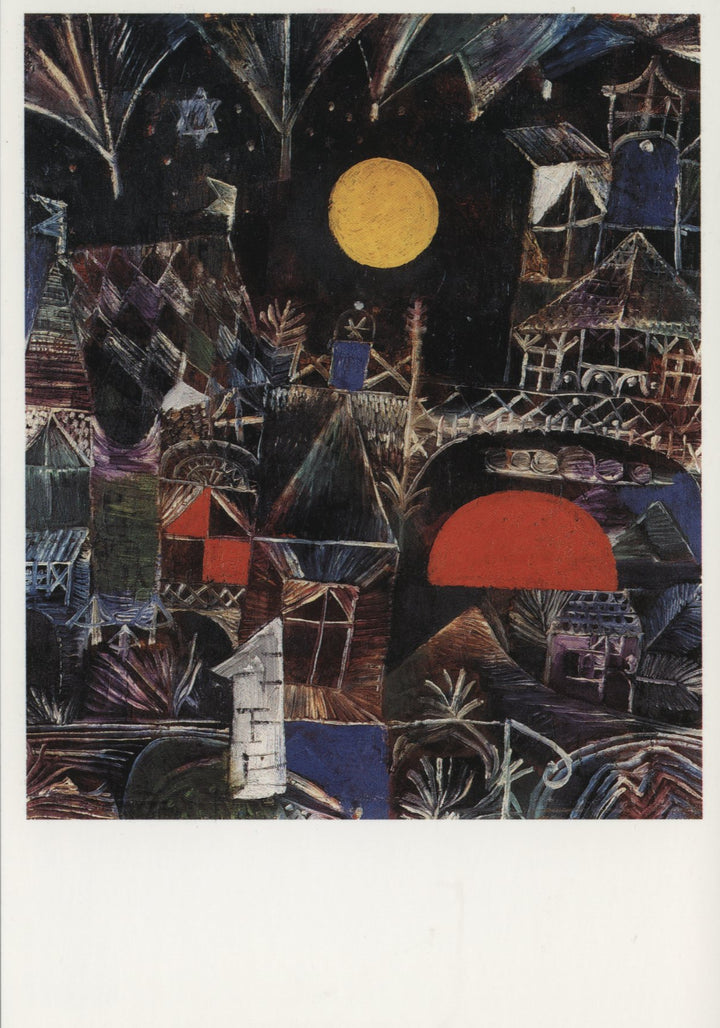 Lever de Lune, Couché du Soleil, 1919 by Paul Klee - 4 X 6 Inches (10 Postcards)