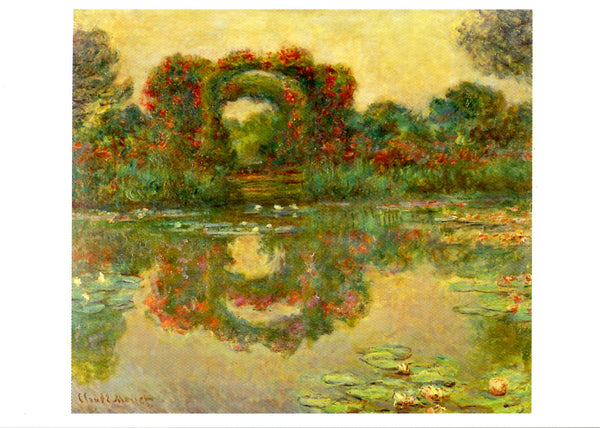 Les Arceaux fleuris, 1913 by Claude Monet - 4 X 6 Inches (10 Postcards)